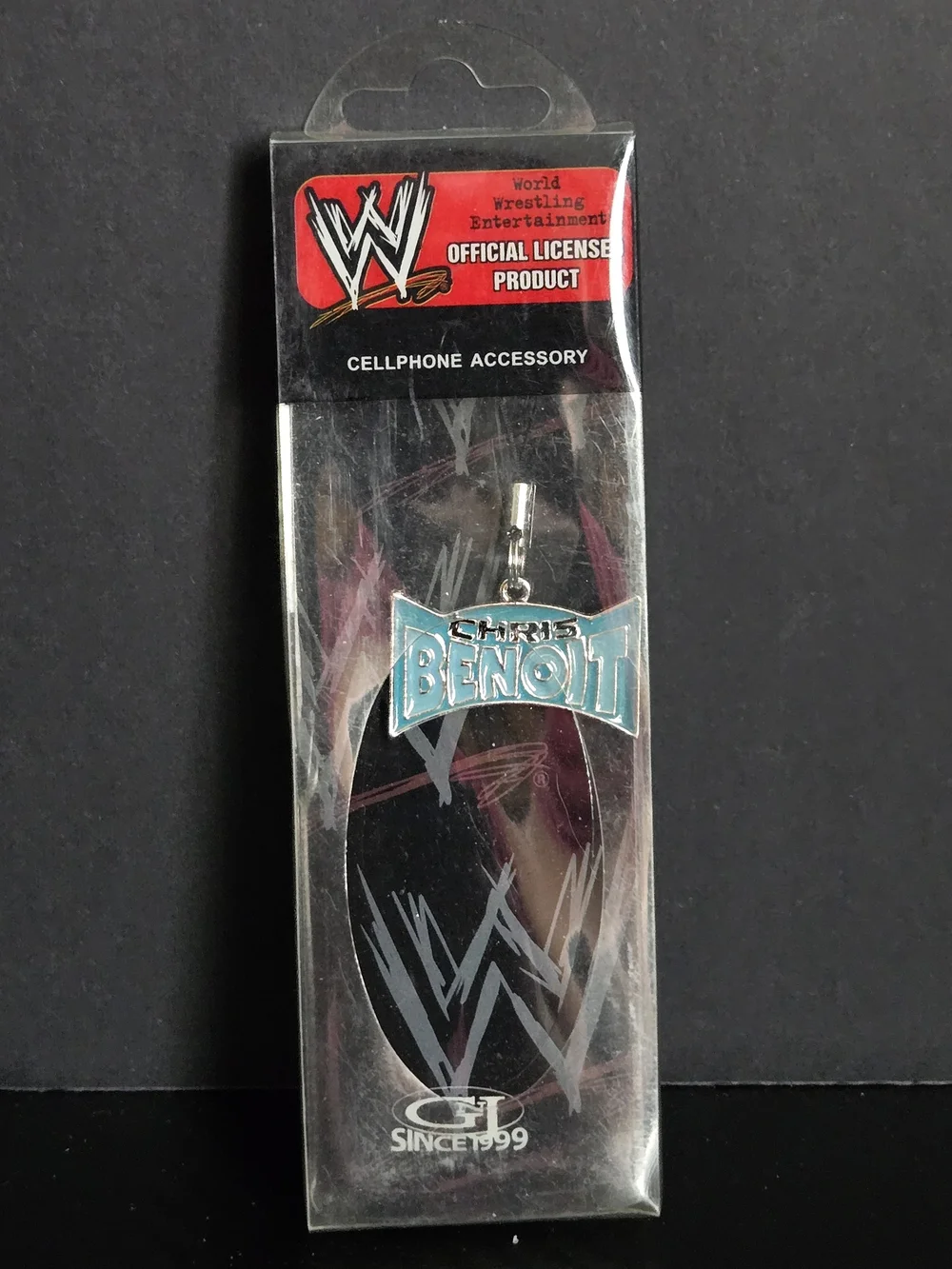 Chris Benoit Pendant Cellphone Accessory RARE WWE ECW Chris Benoit Merch